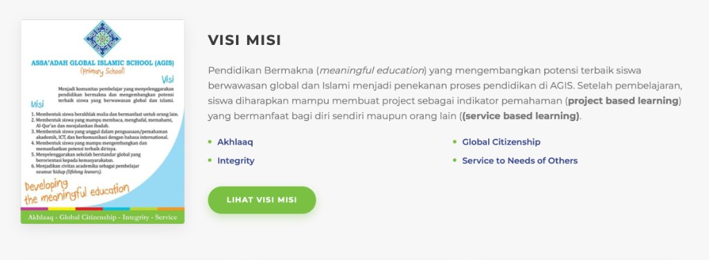 Poster Visi Misi AGIS